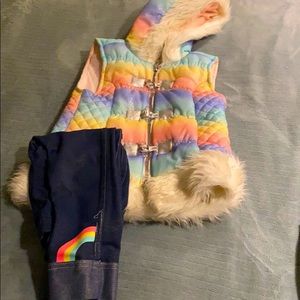 Girl Rainbow outfit with free gift
